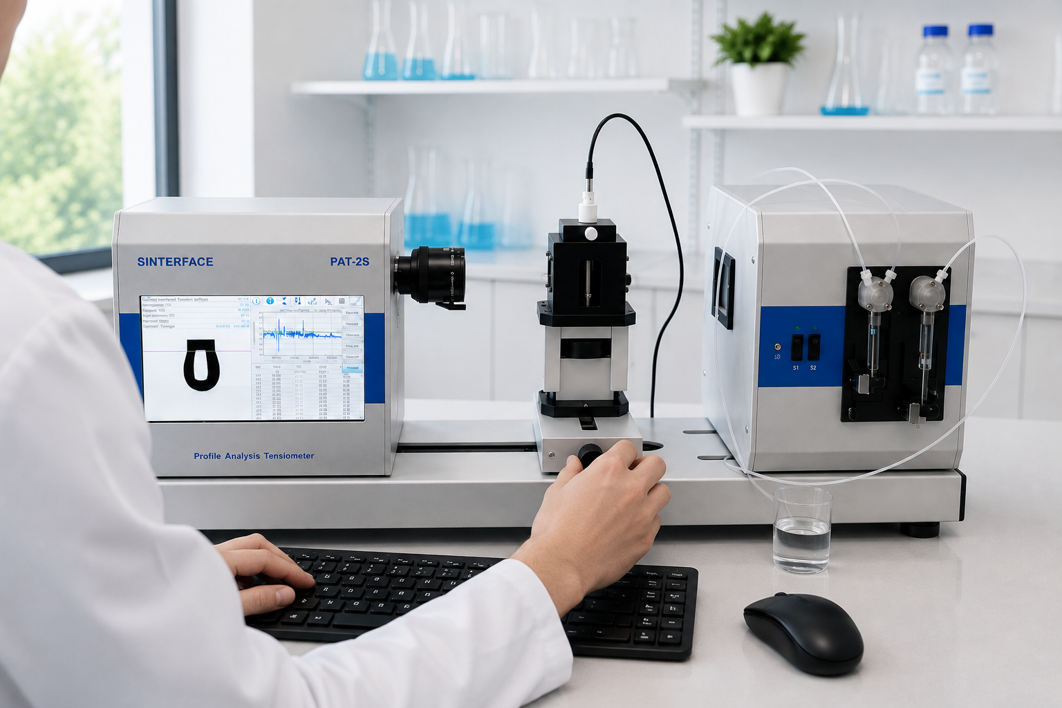 Surface and interfacial tension measurement with the PAT-2S